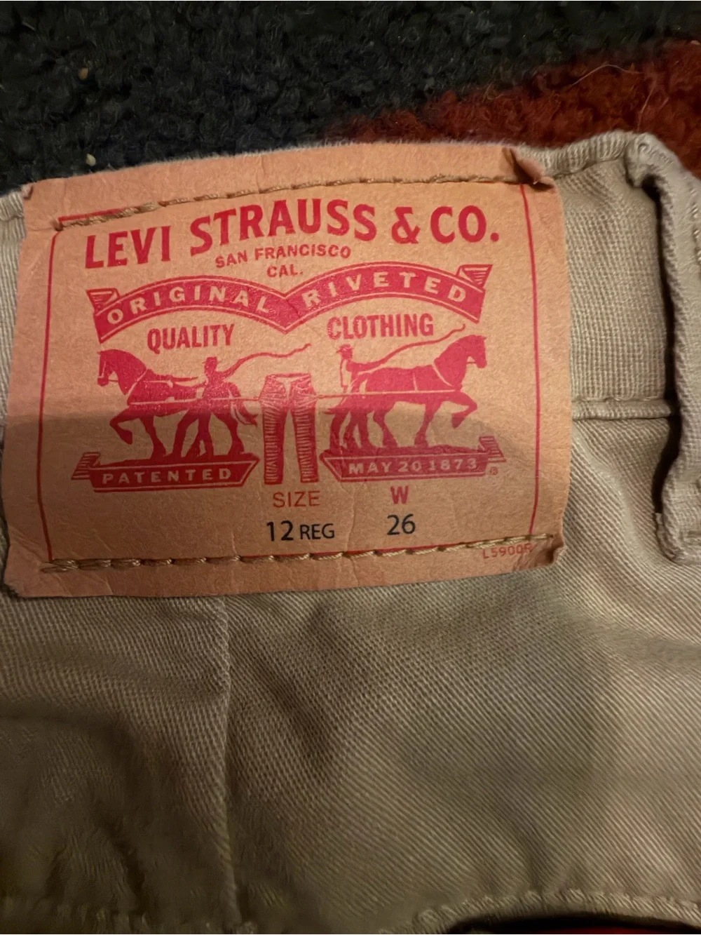 Levi's Khaki Cargo Shorts for Kids
